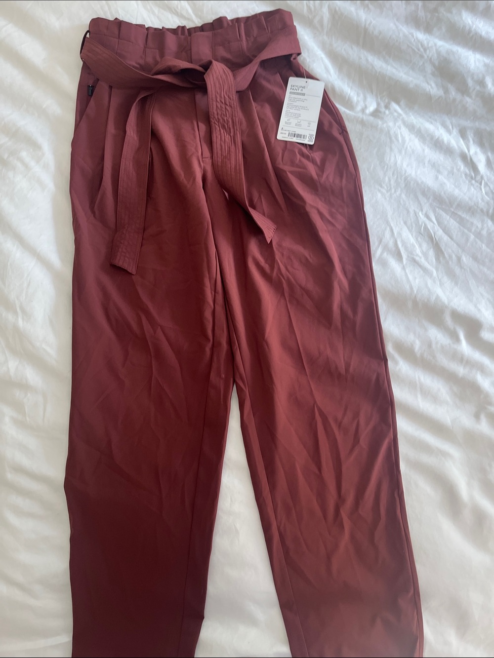 Athleta Skyline Pant II in Deep Burgundy